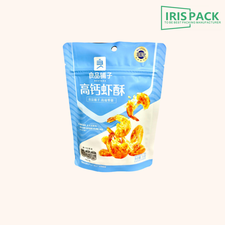  STAND UP POUCH WITHER ZIPPER FOR FRIED FOOD