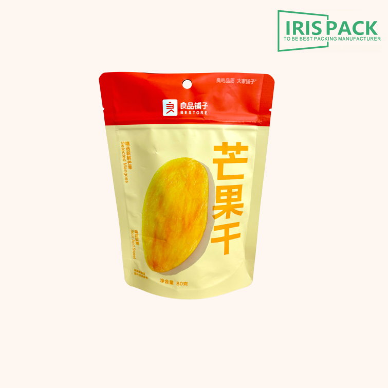  CUSTOMIZE RED StAND UP POUCH WITH ZIPPER FOR Freeze-Dried Fruit