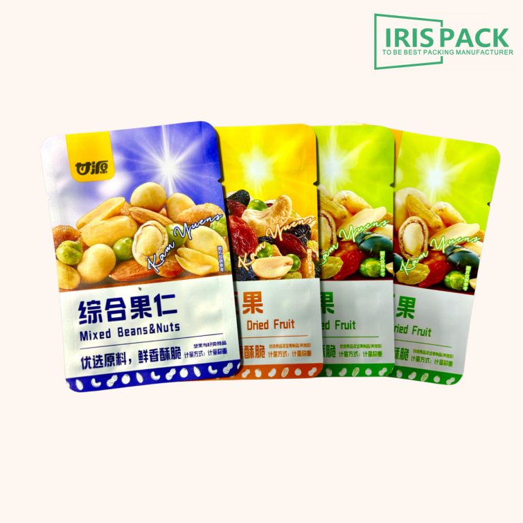  High Quality Three Side Seal Bag For Beans And Nuts