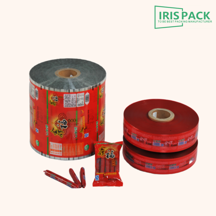  Pork sausage casing with PVDC film in red color