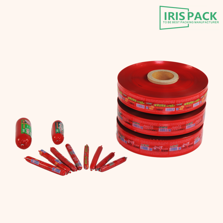  PVDC Laminated Film in Red For Kinds Sausage