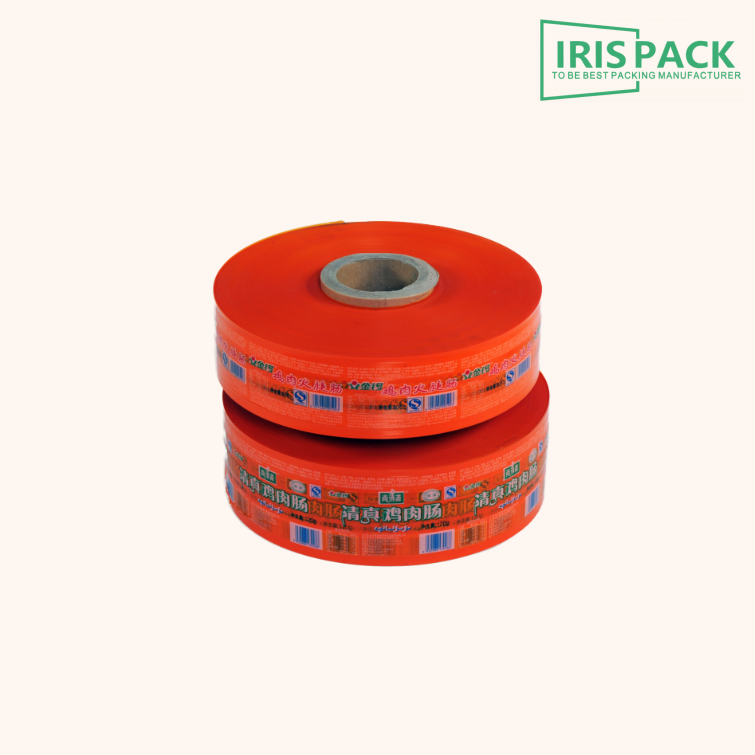  PVDC Laminated Film in Red For Chicken Sausage