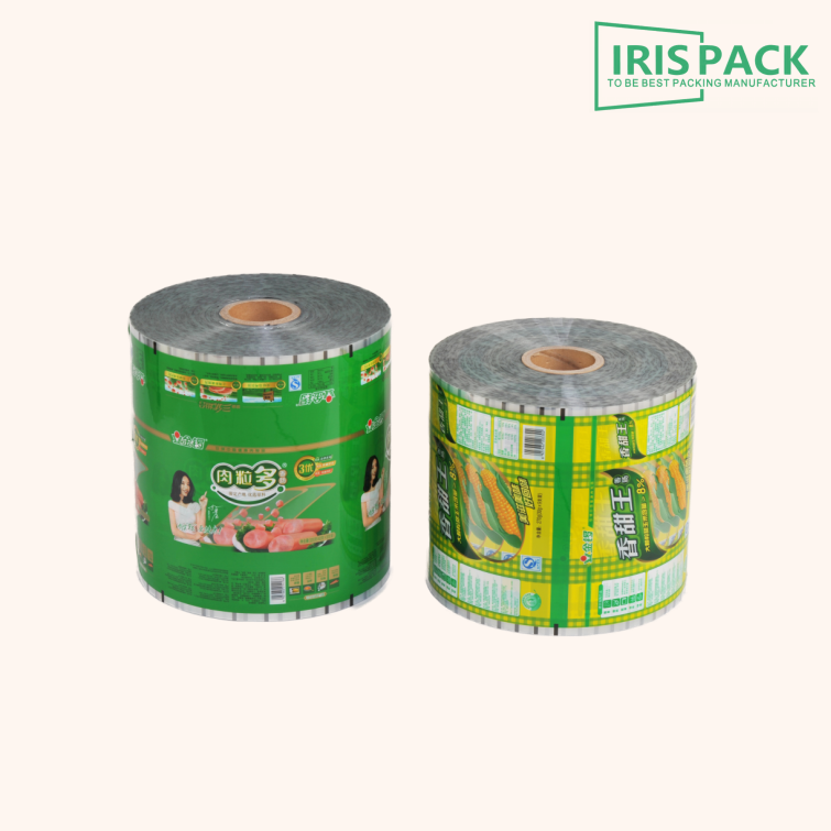  PVDC Laminated Film For Pork Sausage And Chicken Sausage In Green